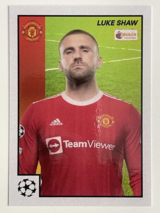 Luke Shaw Manchester United Base Topps Merlin Heritage 97 UEFA Champions League Card