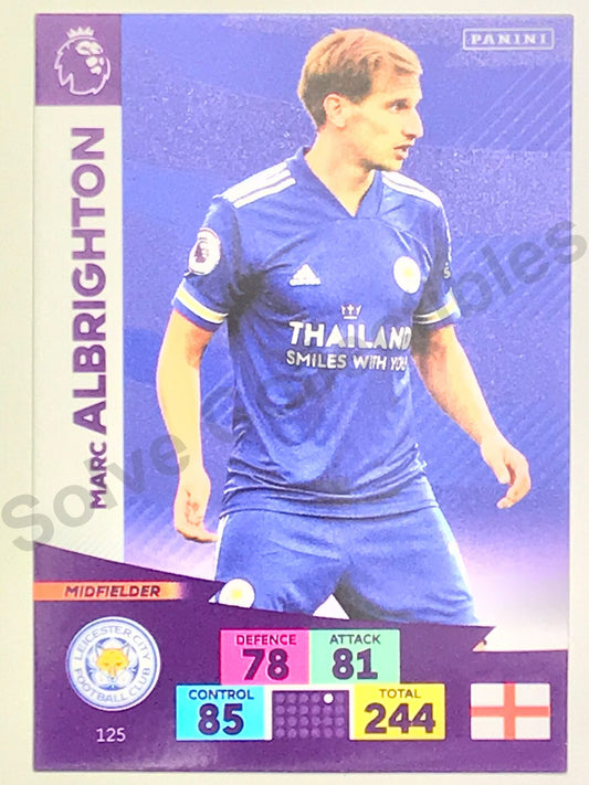 Marc Albrighton (Leicester City) Football Card – Premier League Adrenalyn XL 2020:21
