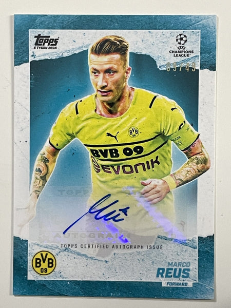 Marco Reus Borussia Dortmund Autograph Parallel 09/49 Topps Gold