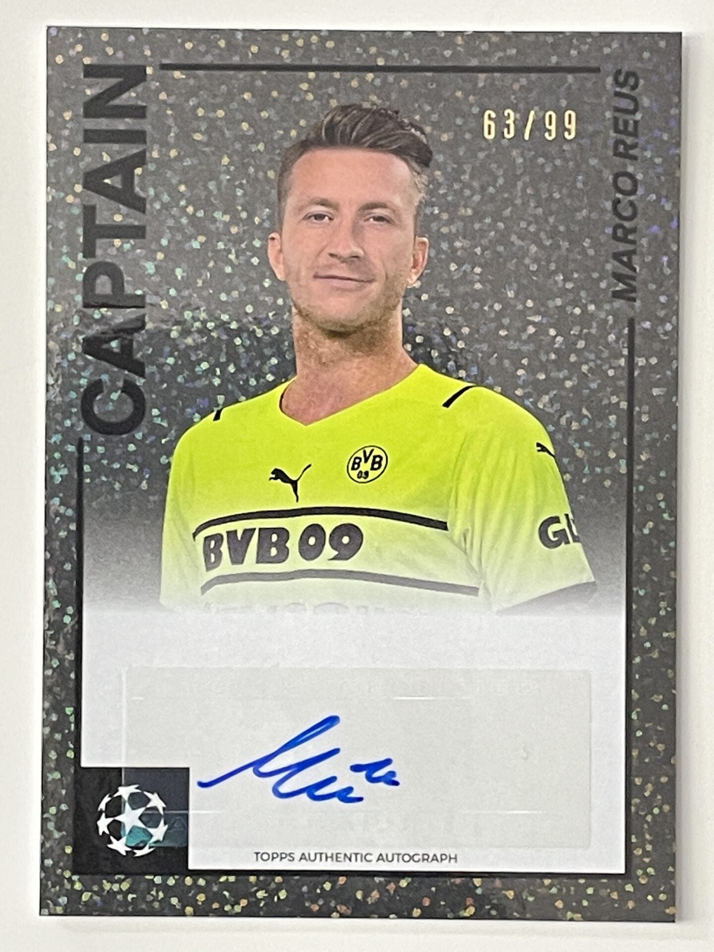 Marco Rues Signature 108 Marco Reus Borussia Dortmund Captain Autograph Parallel 63/99 Topp ...