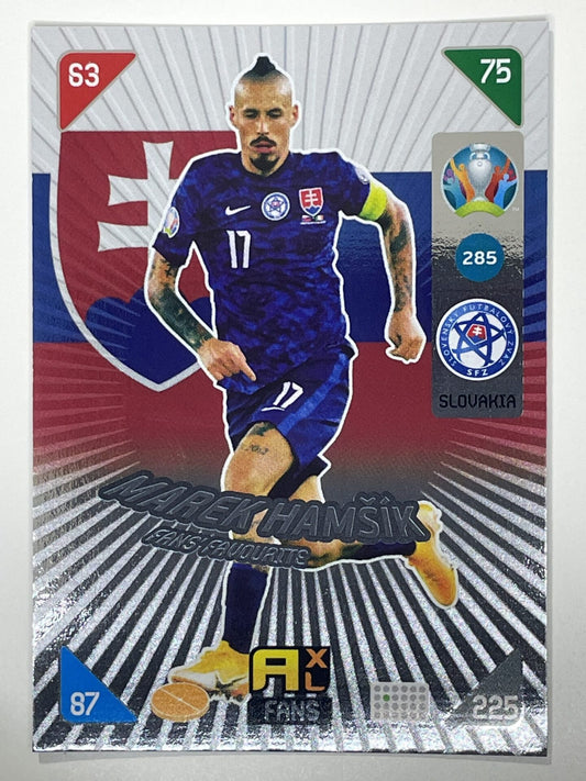 Marek Hamsik Fans Favourties (Slovakia) Football Card – Euro 2020 Adrenalyn XL