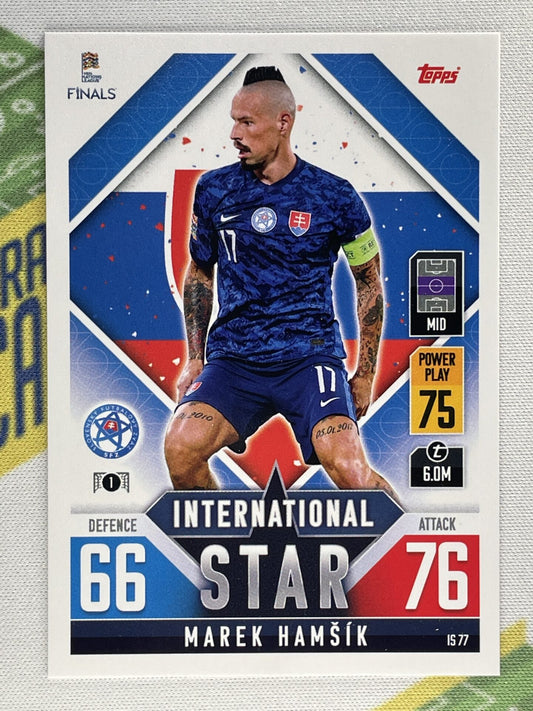 Marek Hamsik Slovakia Topps Match Attax 101 Road to Nations League 2022 Card