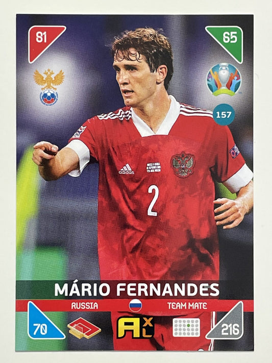 Mario Fernandes Team Mates (Russia) Football Card – Euro 2020 Adrenalyn XL