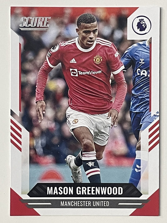 Mason Greenwood Manchester United Base Panini Premier League Score 2021 2022
