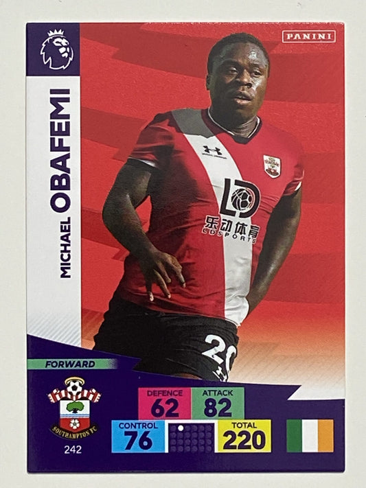 Michael Obafemi (Southampton) Football Card – Premier League Adrenalyn XL 2020:21