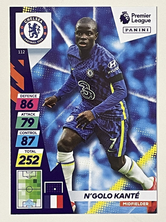 N’Golo Kante Chelsea Base Panini Adrenalyn XL PLUS Premier League 2021 2022