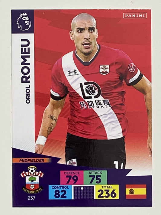 Oriol Romeu (Southampton) Football Card – Premier League Adrenalyn XL 2020:21