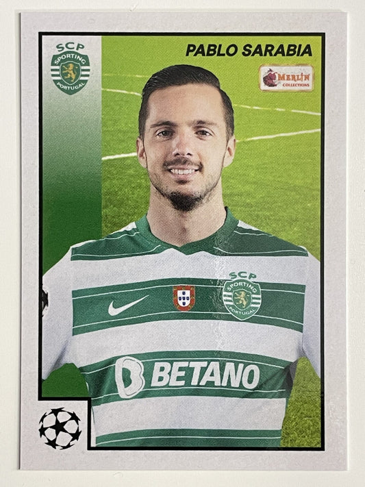 Pablo Sarabia Sporting CP Base Topps Merlin Heritage 97 UEFA Champions League Card