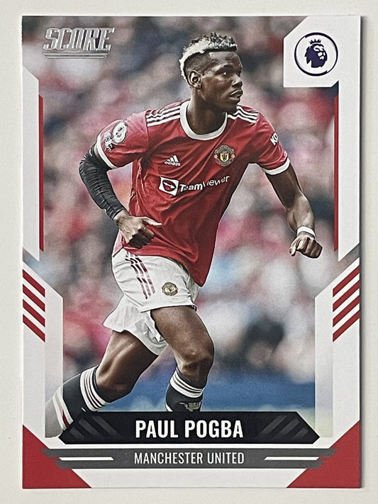 Paul Pogba Manchester United Base Panini Premier League Score 2021 2022