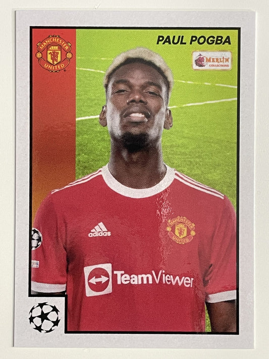 Paul Pogba Manchester United Base Topps Merlin Heritage 97 UEFA Champions League Card