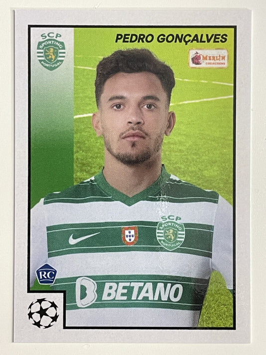 Pedro Goncalves Sporting CP Base Topps Merlin Heritage 97 UEFA Champions League Card