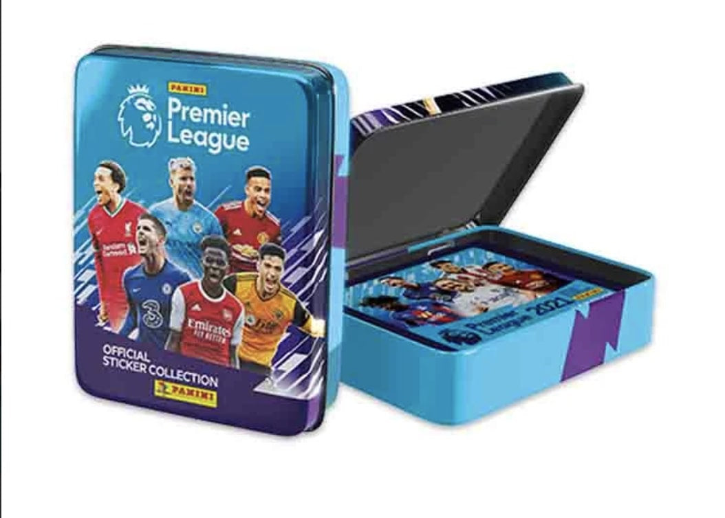 Pocket Tin - Panini Premier League 2021 Stickers – Solve Collectibles