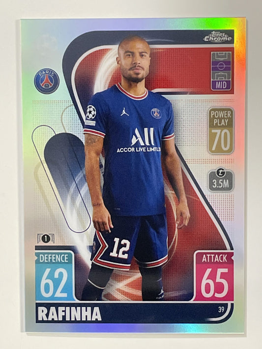Rafinha Refractor Topps Match Attax Chrome 2021 2022