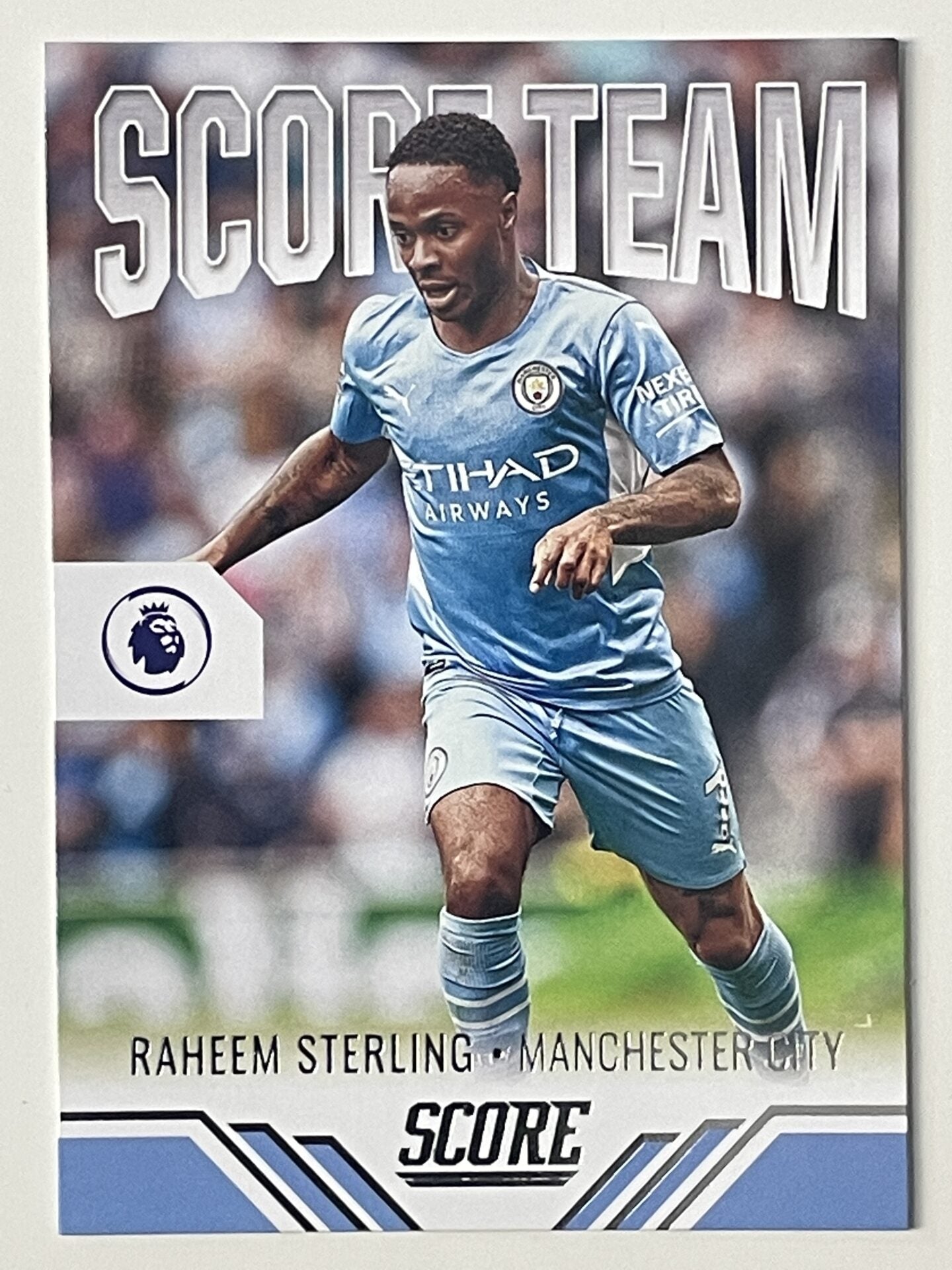Raheem Sterling Manchester City Score Team Panini Premier League Score 2021 2022