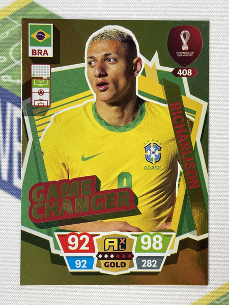 408 Richarlison Brazil Game Changer Panini World Cup 2022