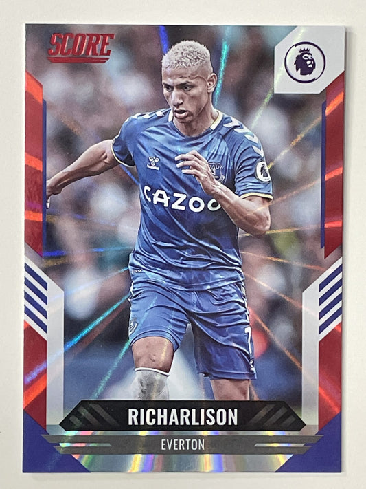 Richarlison Everton Base Red Laser Parallel Panini Premier League Score 2021 2022