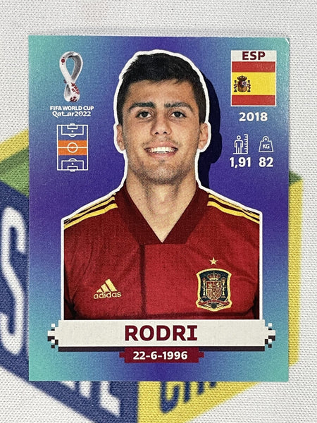 ESP14 Rodri (Spain) Panini World Cup 2022 Sticker – Solve Collectibles