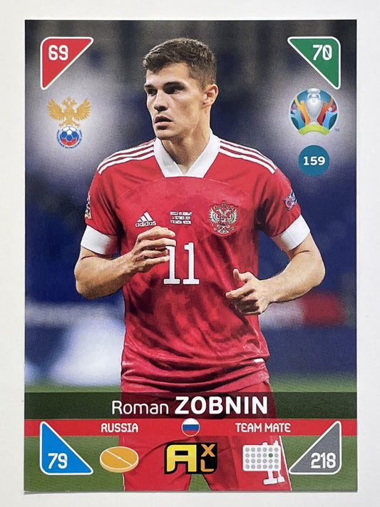 Roman Zobnin Team Mates (Russia) Football Card – Euro 2020 Adrenalyn XL