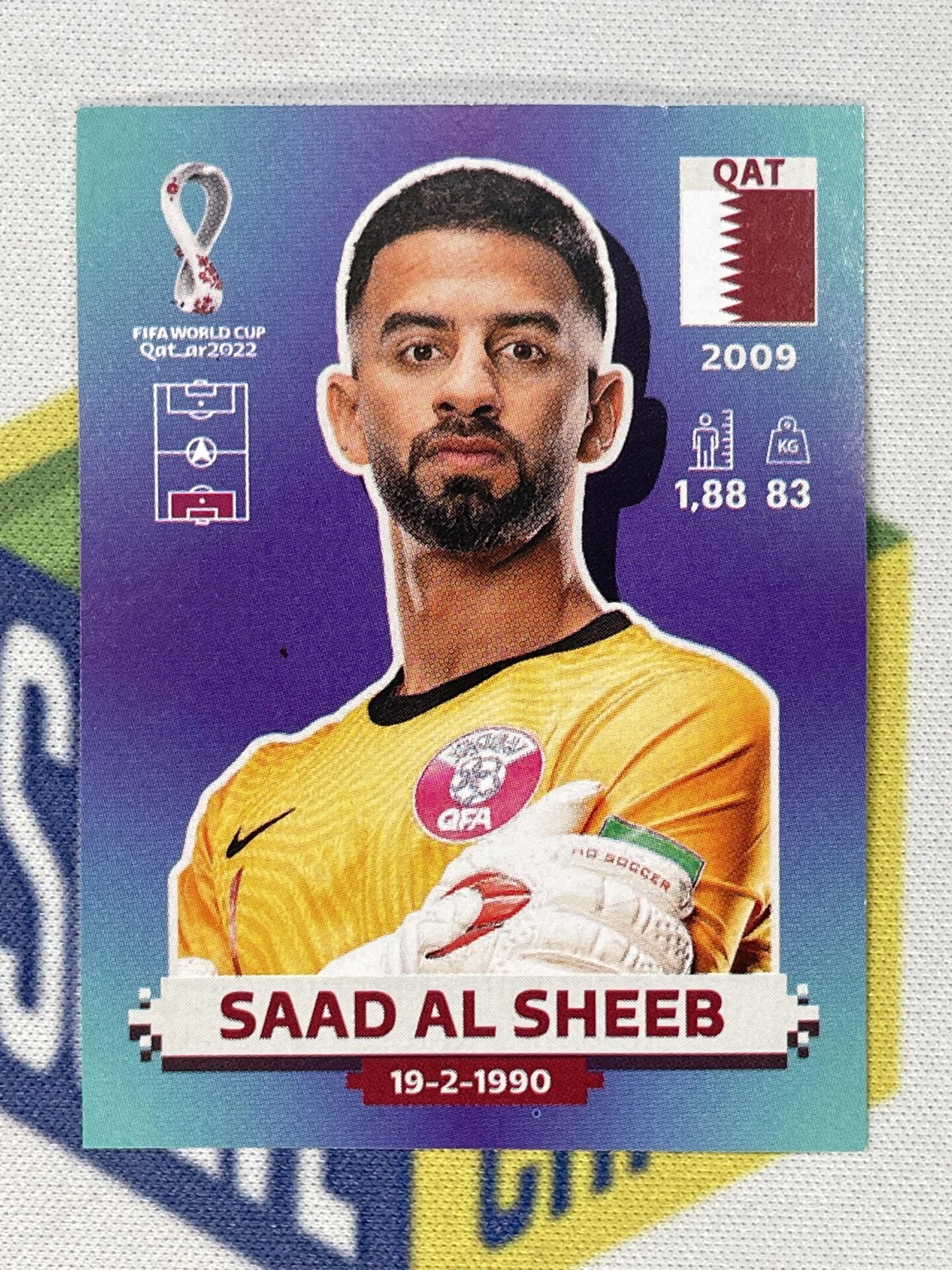 QAT3 Saad Al Sheeb Qatar Panini World Cup 2022 Sticker Solve qat3-saad-al-sheeb-qatar-panini-world-cup-2022-sticker-solve
