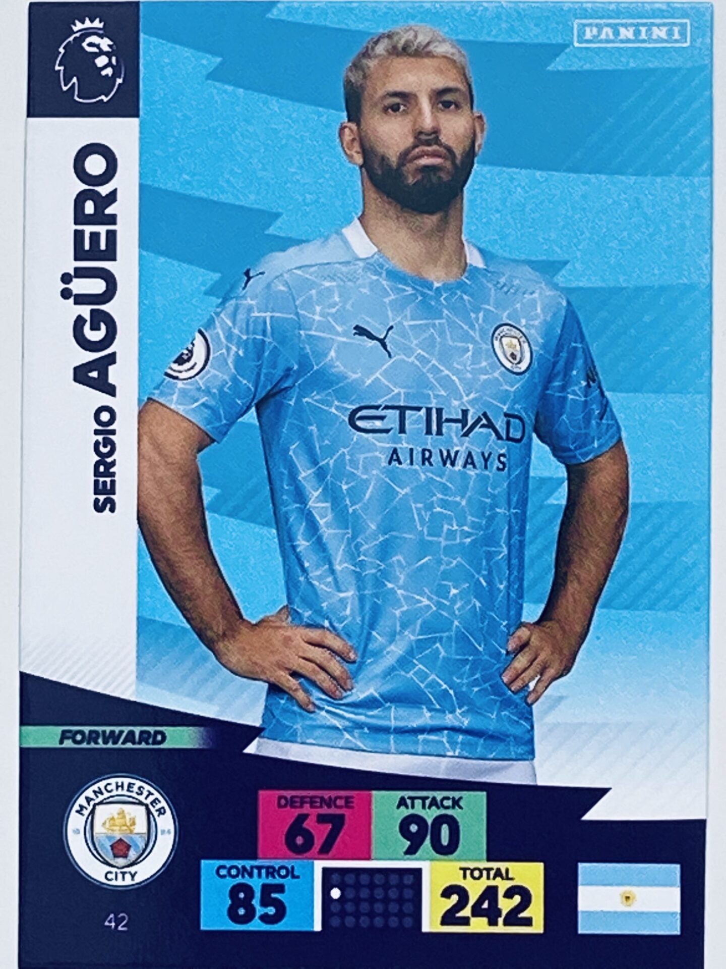 Sergio Aguero (Manchester City) &#8211; Premier League Adrenalyn XL 2020:21