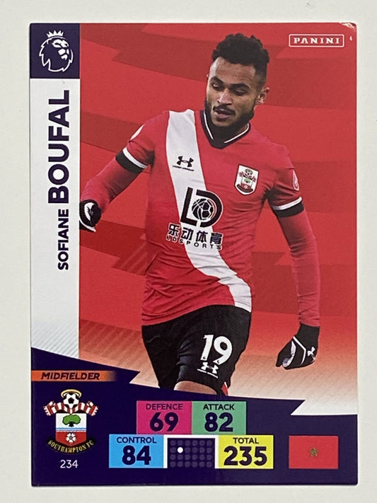 Sofiane Boufal (Southampton) Football Card – Premier League Adrenalyn XL 2020:21