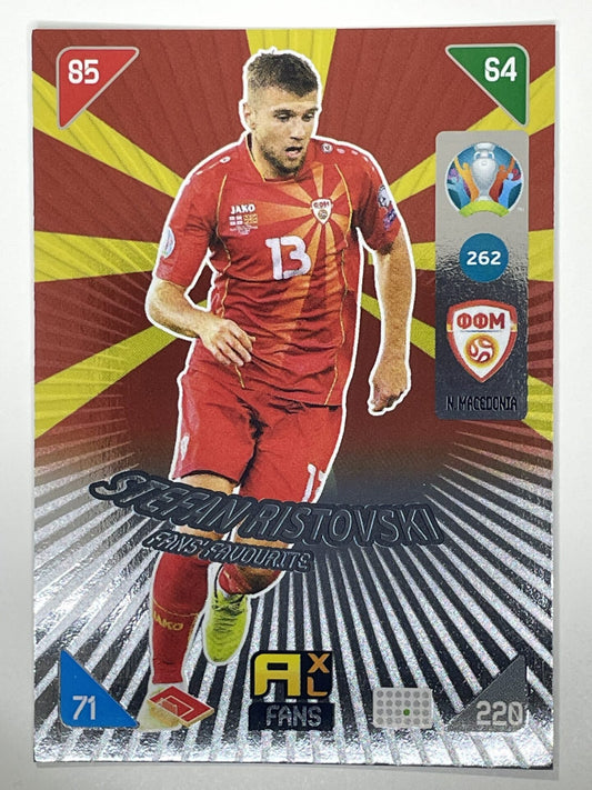 Stefan Ristovski Fans Favourites (North Macedonia) Football Cards – Euro 2020 Adrenalyn XL