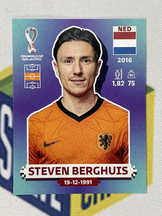Steven Berghuis Netherlands Panini World Cup 2022 Qatar Stickers