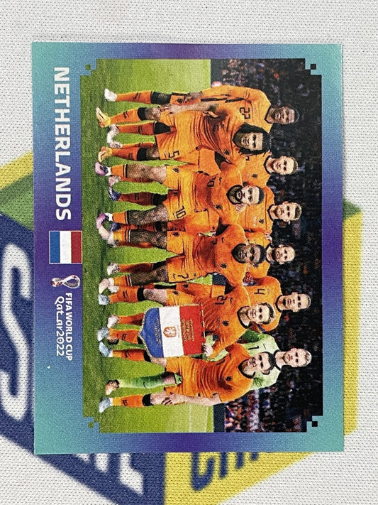 Team Photo Netherlands Panini World Cup 2022 Qatar Stickers