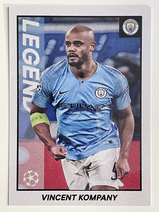 Vincent Kompany Manchester City Legend Topps Merlin Heritage 97 UEFA Champions League Card