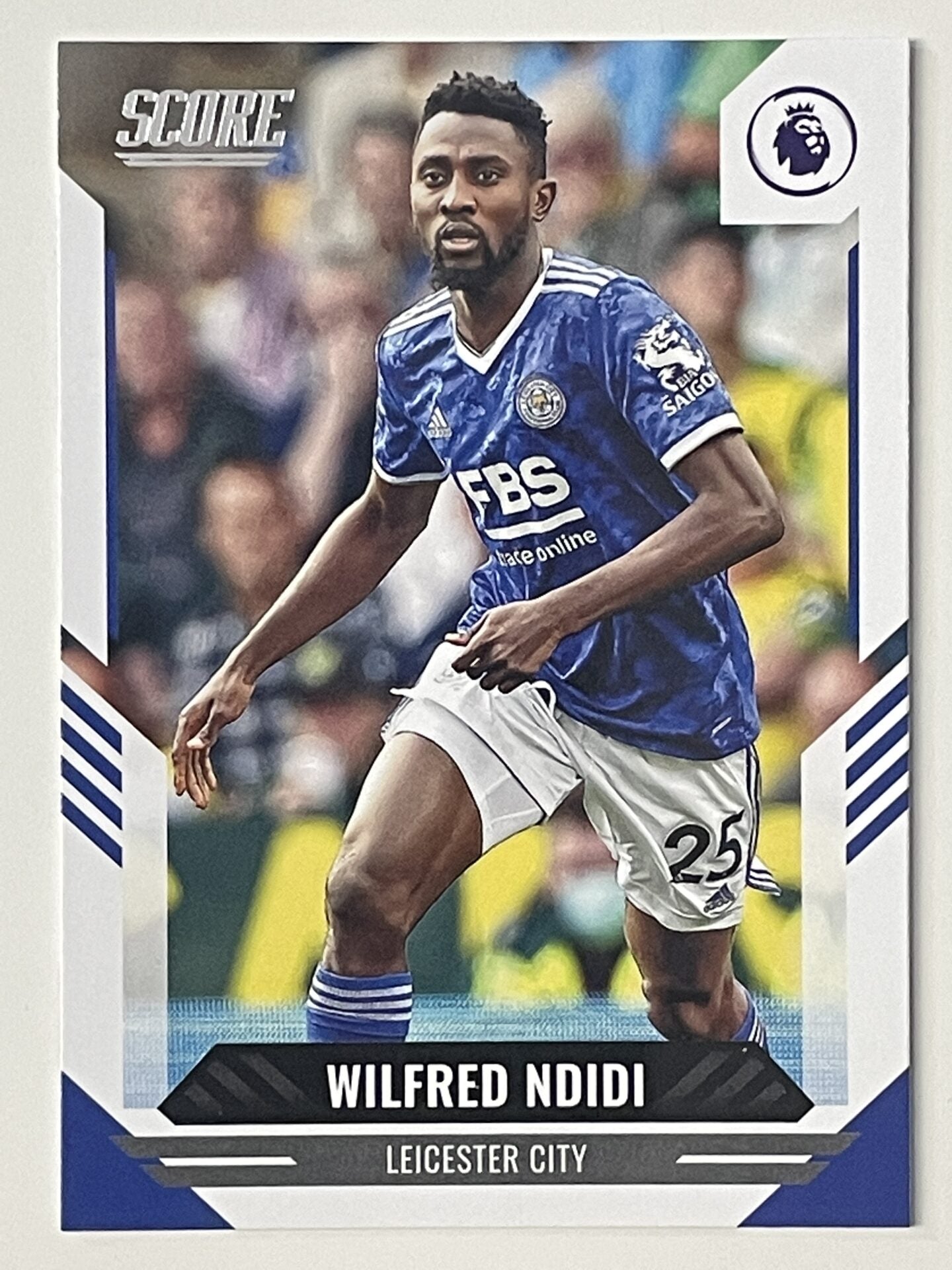 Wilfred Ndidi Leicester City Base Panini Premier League Score 2021 2022