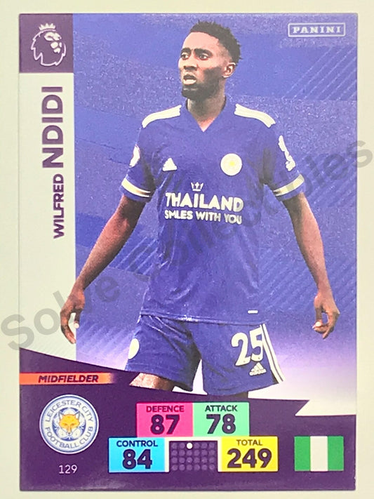 Wilfred Ndidi (Leicester City) Football Card – Premier League Adrenalyn XL 2020:21