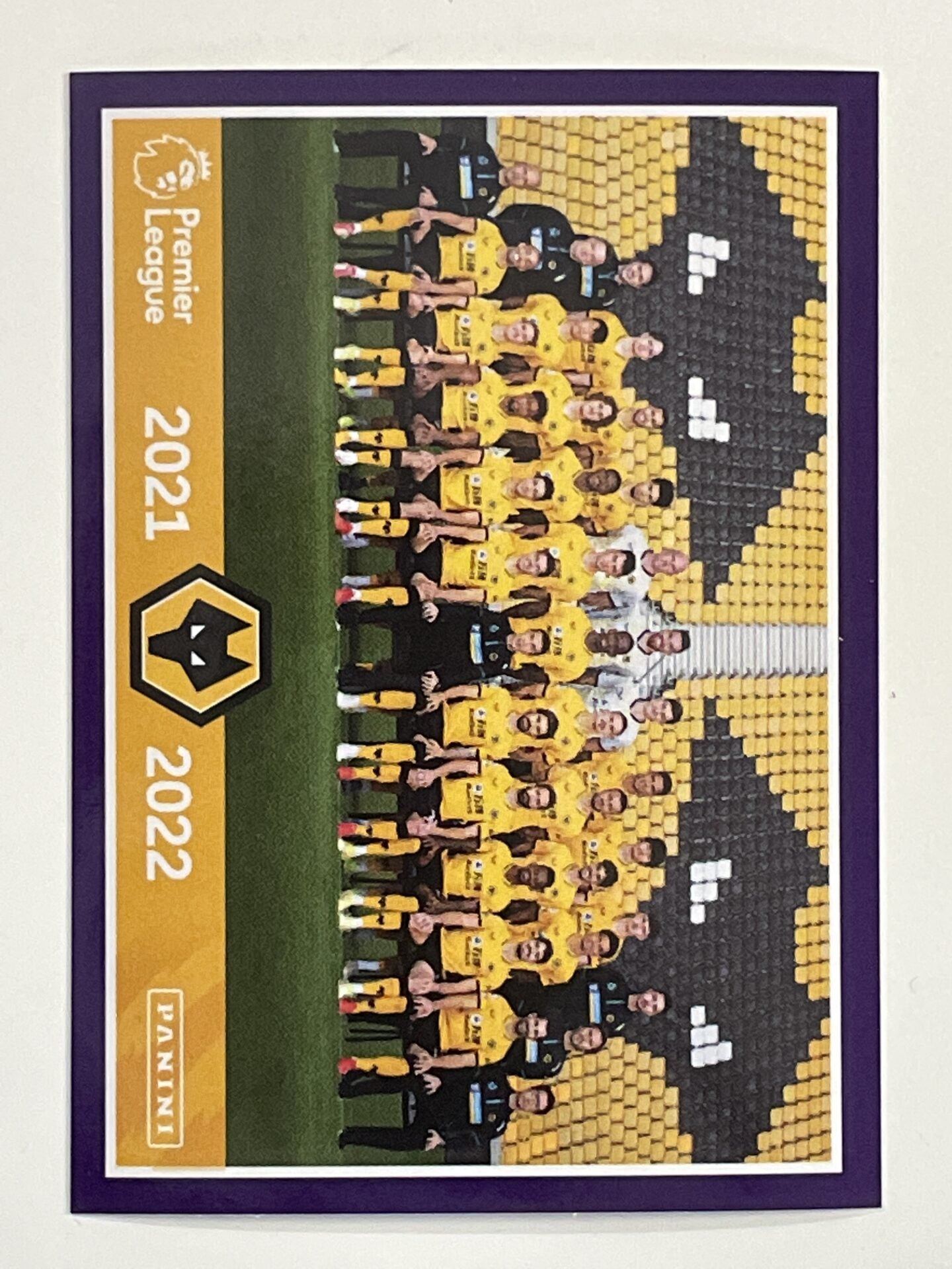 Panini Wolves 620 Wolves Team Photo Panini Premier League 2022 Sticker – Solve ...
