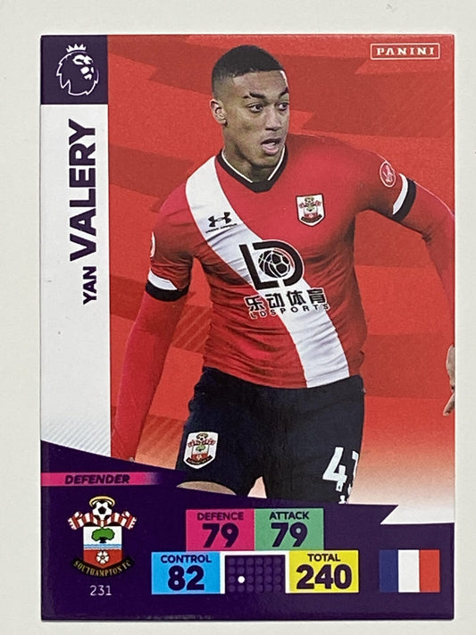 Yan Valery (Southampton) Football Card – Premier League Adrenalyn XL 2020:21