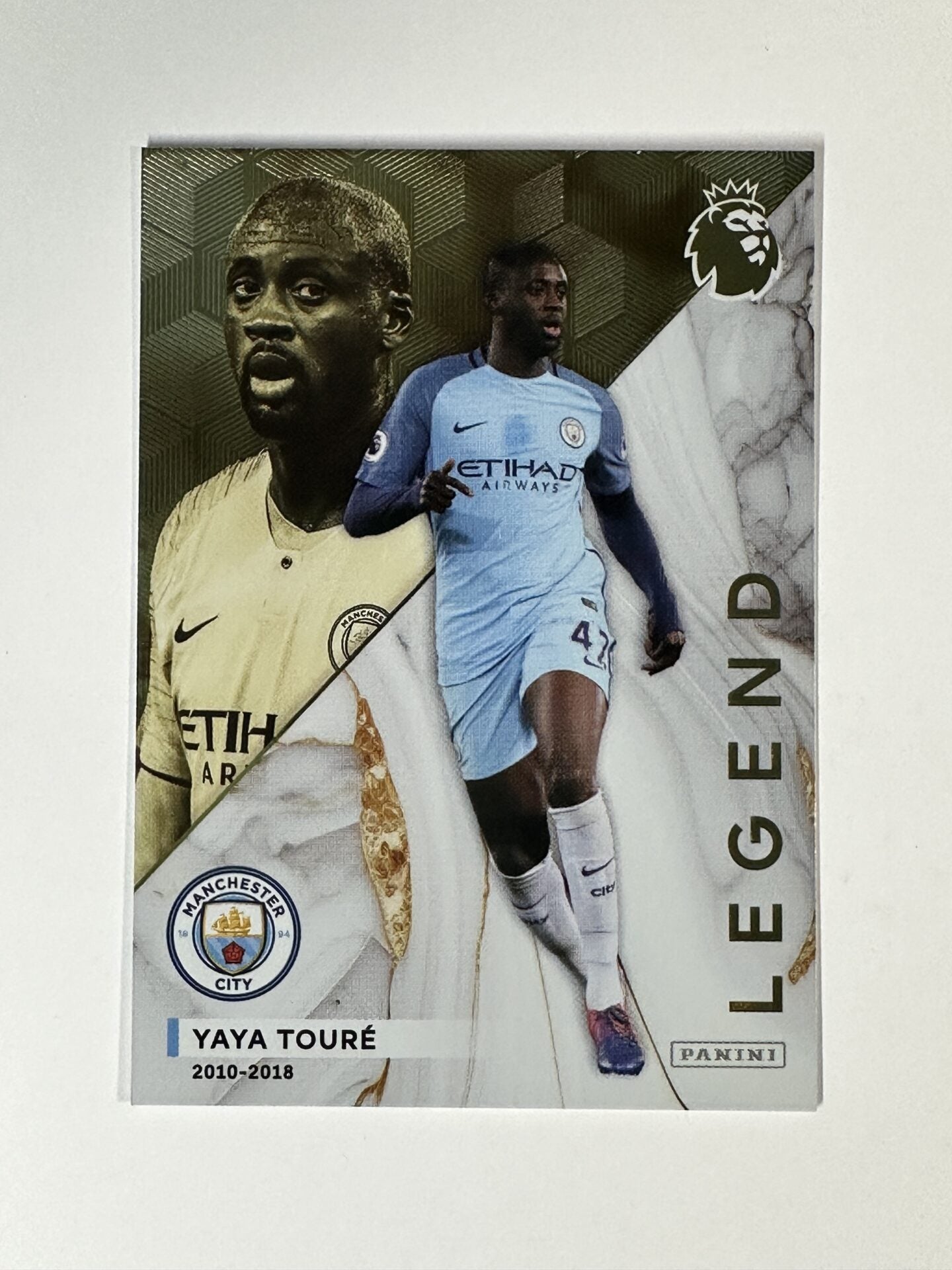 LEL Yaya Toure Manchester City Limited Edition Legend Panini Premier