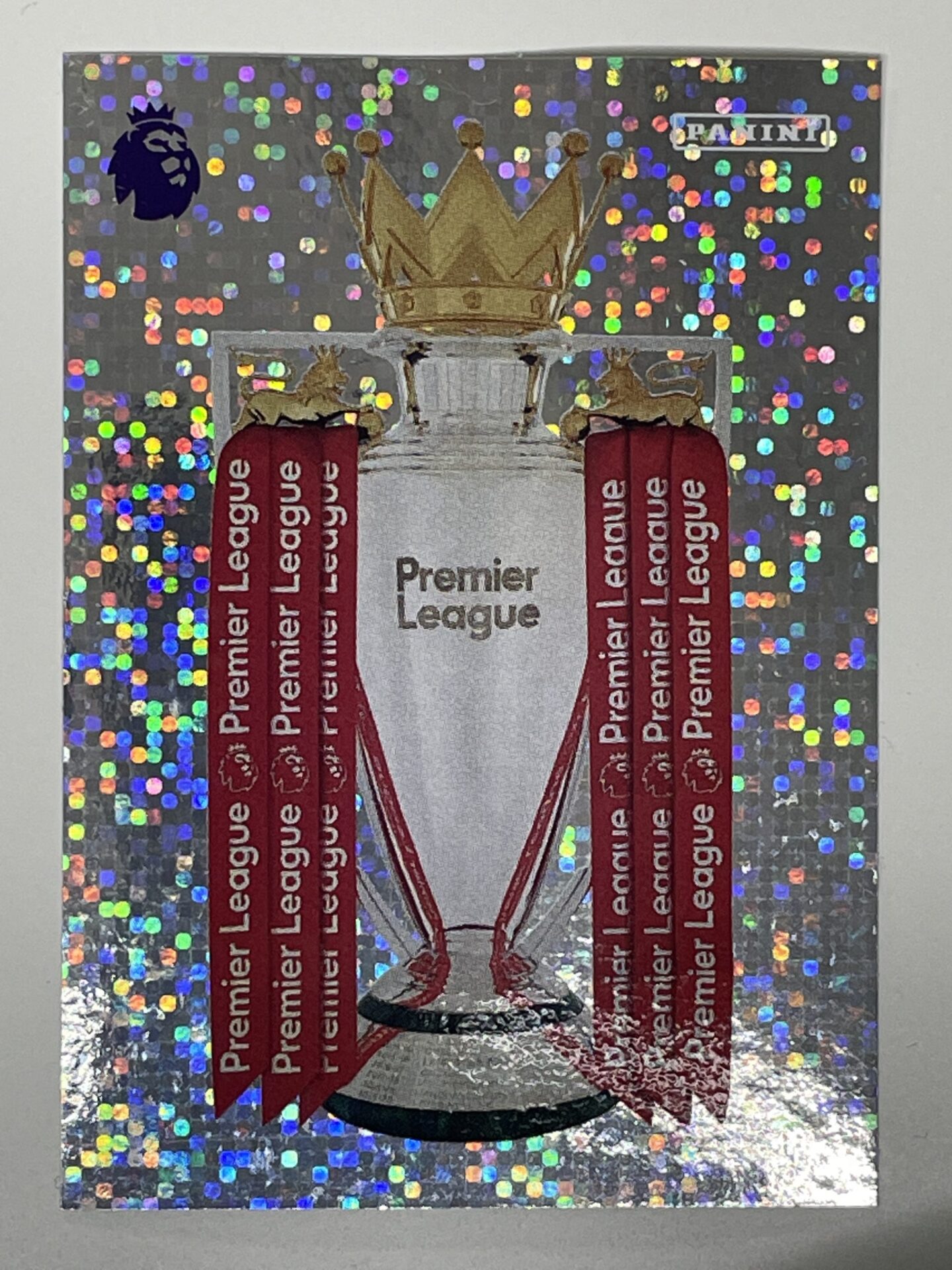 Stickers 1 And 2 Trophy And Ball Premier League 2021 Panini 