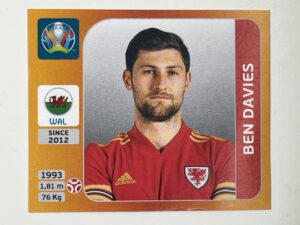 101. Ben Davies (Wales) - Euro 2020 Stickers