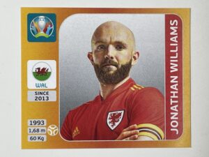 114. Jonathan Williams (Wales) - Euro 2020 Stickers