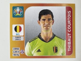 124. Thibaut Courtois (Belgium) - Euro 2020 Stickers