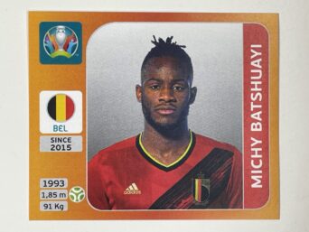 137. Michy Batshuayi (Belgium) - Euro 2020 Stickers