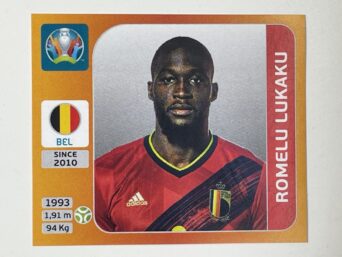 142. Romelu Lukaku (Belgium) - Euro 2020 Stickers