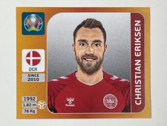167. Christian Eriksen (Denmark) - Euro 2020 Stickers