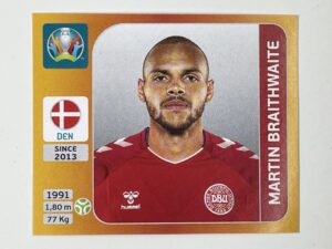 171. Martin Braithwaite (Denmark) - Euro 2020 Stickers