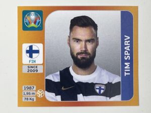 193. Tim Sparv (Finland) - Euro 2020 Stickers