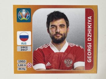 213. Georgi Dzhikiya (Russia) - Euro 2020 Stickers