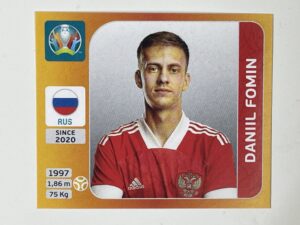 220. Daniil Fomin (Russia) - Euro 2020 Stickers