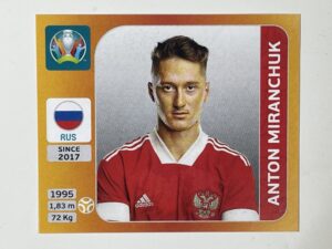 225. Anton Miranchuk (Russia) - Euro 2020 Stickers