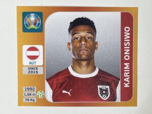 255. Karim Onisiwo (Austria) - Euro 2020 Stickers
