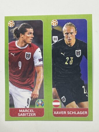 260a:b. Marcel Sabitzer & Xaver Schlager (Austria) - Euro 2020 Stickers