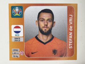 274. Stefan de Vrij (Netherlands) - Euro 2020 Stickers