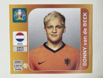 283. Donny van de Beek (Netherlands) - Euro 2020 Stickers